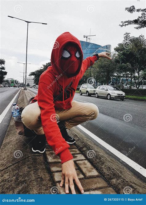 Cosplayer Dressed As Homer Simpson, Character From The Animated Sitcom ...