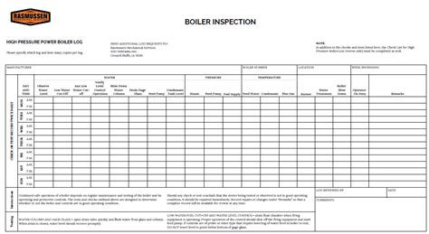 Boiler Maintenance Checklist | Rasmussen Mechanical