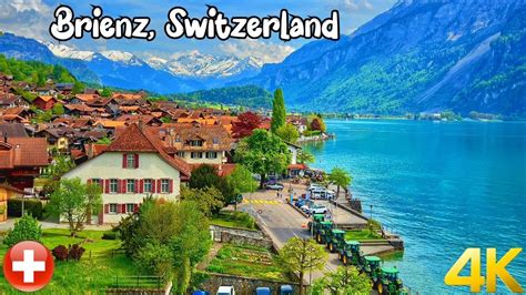 Brienz, Switzerland 4K - The Most beautiful villages in Switzerland - A ...