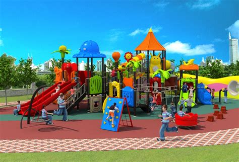 European Standard children outdoor plastic playground for park/school ...