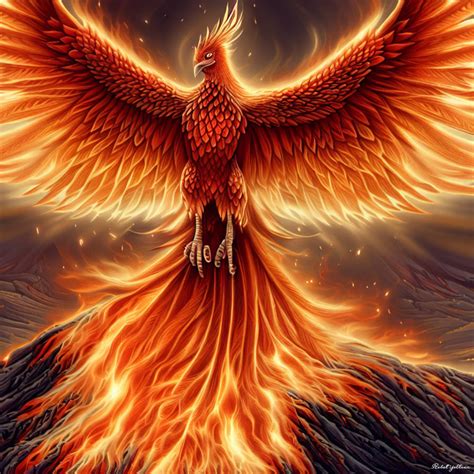 A majestic Phoenix bird rising by xRebelYellx on DeviantArt