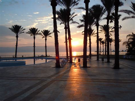 Gai Beach Hotel, Tiberias, Israel - Sunrise on the Sea of Galilee ...