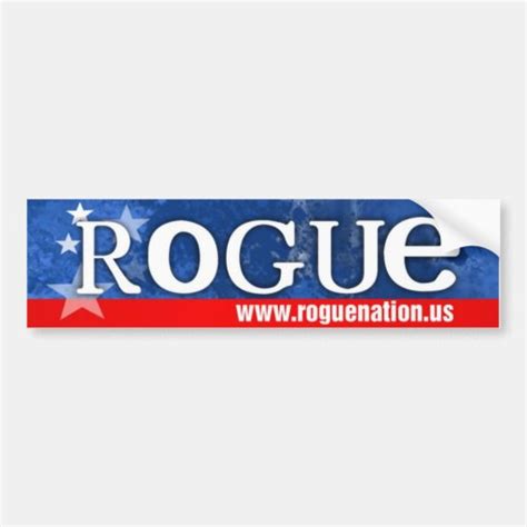 Rogue Bumper Sticker | Zazzle