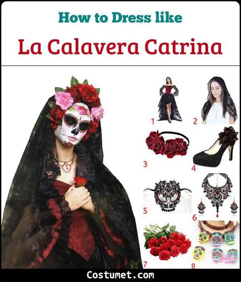 La Calavera Catrina Costume for Cosplay & Halloween