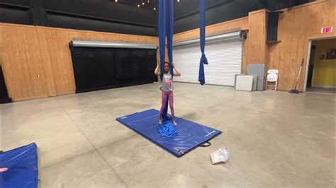 Easy Aerial Silks for Kids - YouTube