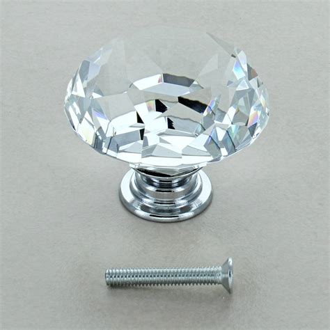 Crystal Cabinet Knobs Glass Kitchen Cupboard Knobs By G Decor