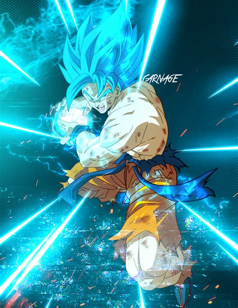 Goku SSGSS - Kamehameha, Dragon Ball Super Dragon Ball Z, Dragon Ball ...