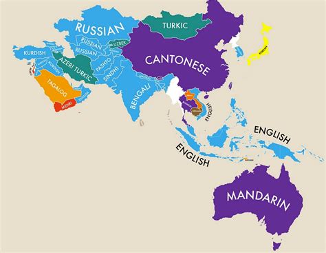 INFOGRAPHIC: The second languages of the world, and what it says about ...