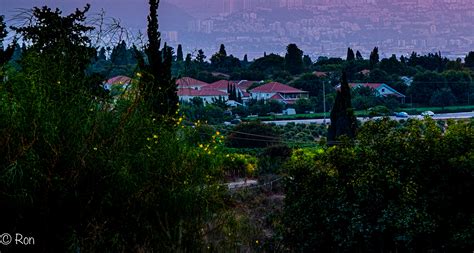 Haifa City and Surroundings in the Evening on Behance