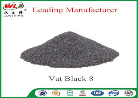 Vat Black 8 Cotton Fabric Dye Environmental Vat Dyes 200 Solubility