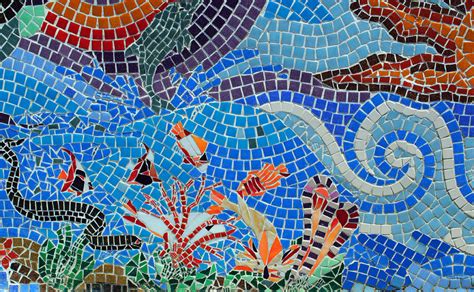 Aquatic Mosaic Tile Art Photograph by Tikvah's Hope