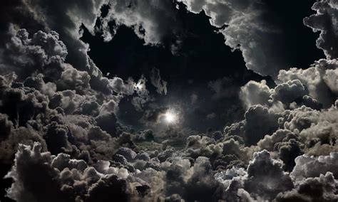 Black Clouds Background