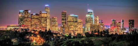 Los Angeles 2019 LA Skyline Downtown at Dusk Photograph by Jon Holiday ...