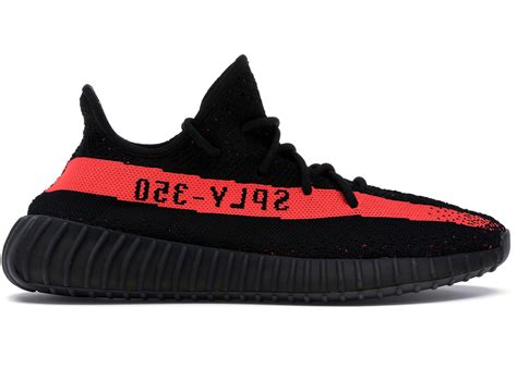 adidas Yeezy Boost 350 V2 Core Black Red (2016/2022/2023) Men's ...