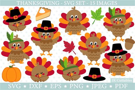 Thanksgiving SVG cut files for crafters | Turkey svg | Fall (703819 ...