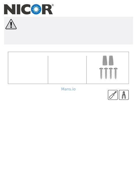 NICOR Lighting ‎PRCP2 Installation Manual online