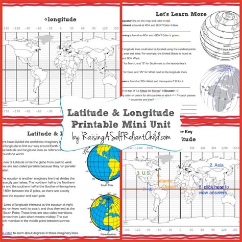 Teach child how to read: Free Printable Equator Worksheets