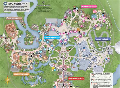 2022 magic kingdom map walt disney world wdw magazine - disney world ...