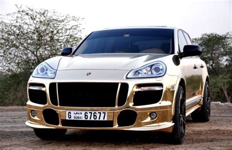 Gold Plated Porsche Cayenne | FLATSIXES