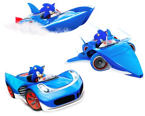 Sonic Vehicle Transformations Art - Sonic & All-Stars Racing ...