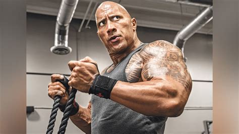 The Rock's Late-Night Workout Proves There's No Bad Time to Lift - Men ...