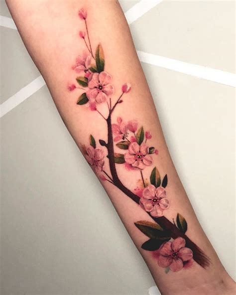 UPDATED: 50 Inspiring Sakura Tattoos (August 2020)