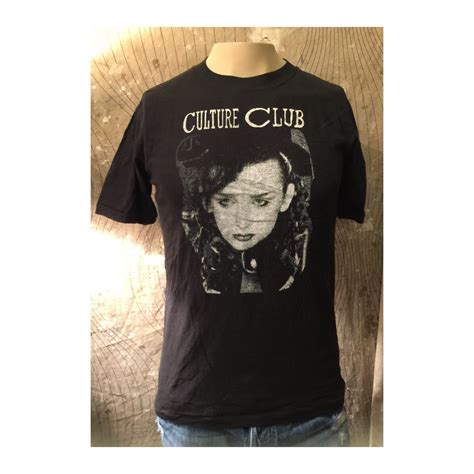 Vintage 80s CULTURE CLUB T shirt Bootleg. Deadstock