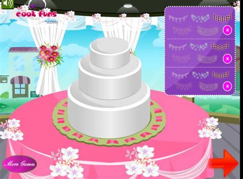 Game Perfect wedding cake decoration