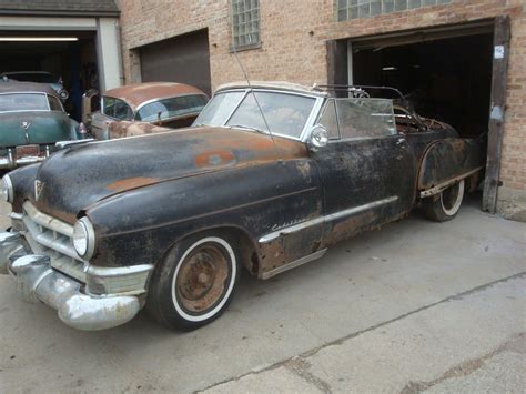 Two Cars: 1949 Cadillac Convertible And Sedan | Barn Finds