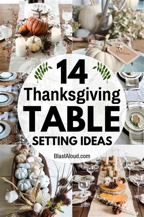 14 Gorgeous DIY Thanksgiving Table Setting Ideas