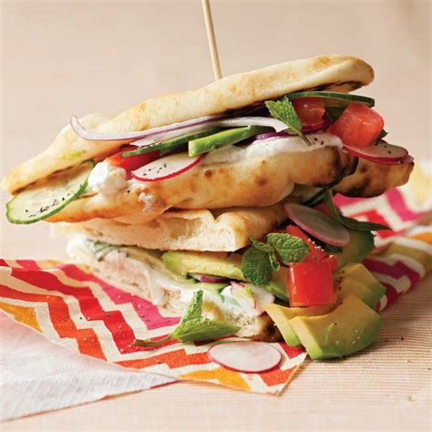 Veggie Flatbread Sandwiches | Recipe | Flatbread sandwiches, Veggie ...