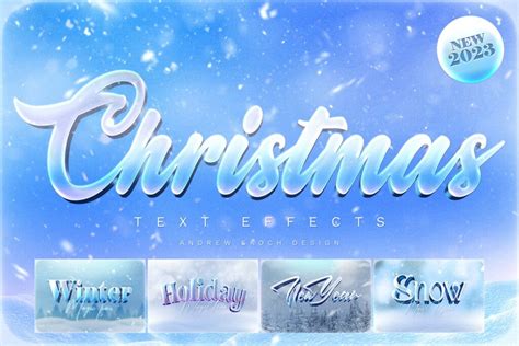 25+ Christmas Photoshop Brushes, Actions & Text Effects | Design Shack