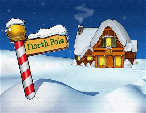 95 Christmas Background North Pole Pics - MyWeb