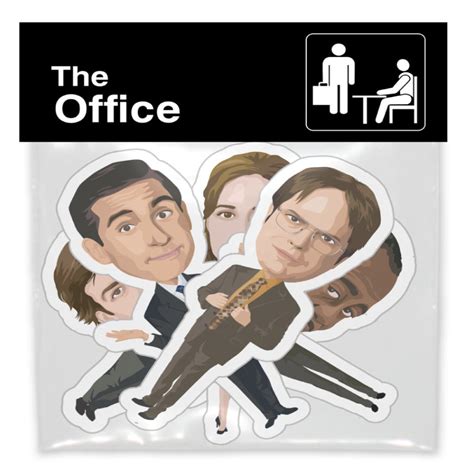 The Office Character Sticker Pack