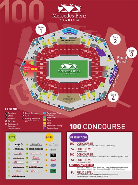 Mercedes Benz Stadium Atlanta Seating Chart Taylor Swift | Printable ...