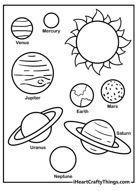 Solar System And Coloring Pages