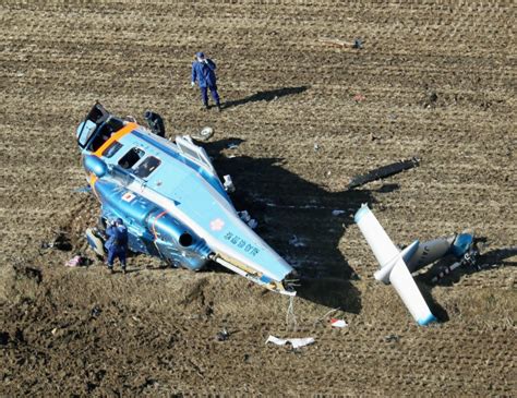 Japanese police helicopter carrying heart crash-lands in northeast ...