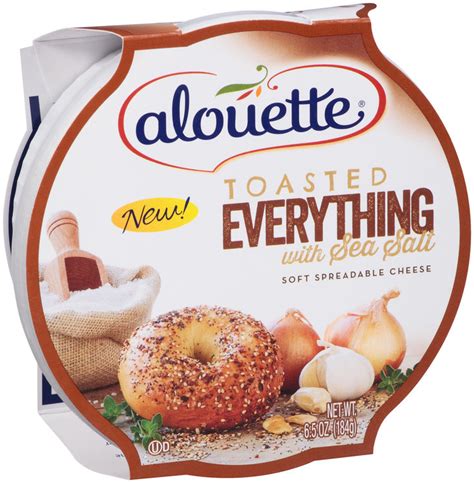 Alouette® Toasted Everything with Sea Salt Soft Spreadable Cheese 6.5 ...