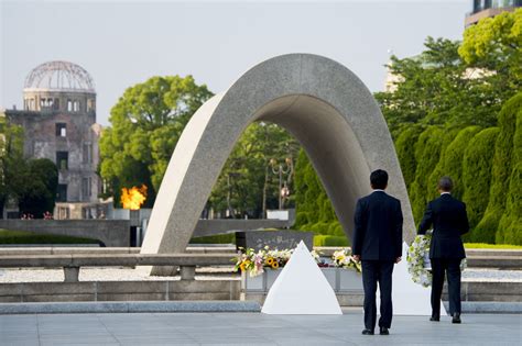 Obama Makes Historic Visit To Hiroshima Memorial Peace Park : The Two ...