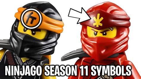 The LEGO Ninjago Ninja's NEW Symbols for Season 11 Explained! - YouTube