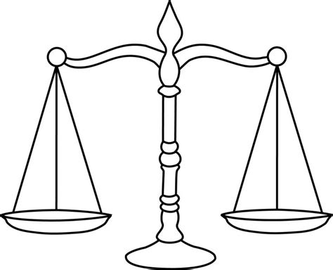 Justice Scale Drawing | Free download on ClipArtMag