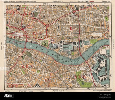 Map of the east end london hi-res stock photography and images - Alamy