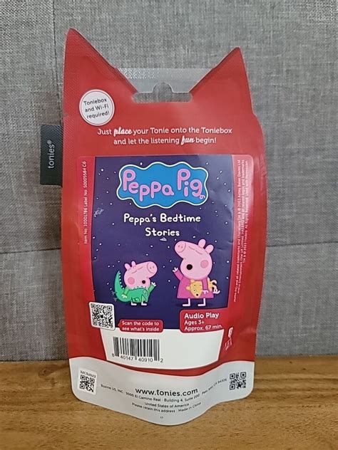 Tonies Peppa Pig Bedtime Stories Audio Character Figure | eBay