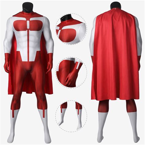 Omni-Man Costume Cosplay Suit With Cloak Nolan Grayson Unibuy