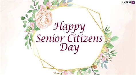 World Senior Citizen’s Day 2020 Wishes & Messages: Greetings, HD Images ...