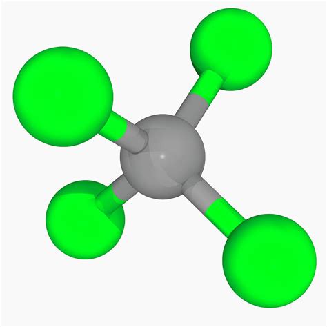 Carbon Tetrachloride Molecule Photograph by Laguna Design/science Photo ...