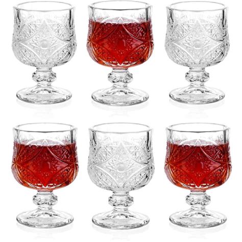 hodog2015 Shot Glasses Set Of 6,Super Cute Shot Glasses,Cordial Glasses ...