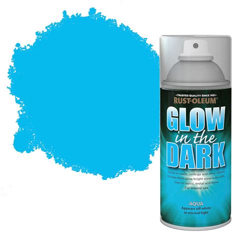 Rust-Oleum Aqua Matt Matt Glow In The Dark Paint 150 ml | Departments ...