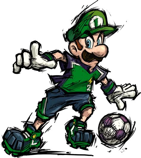 File:Luigi - Super Mario Strikers.png - Super Mario Wiki, the Mario ...