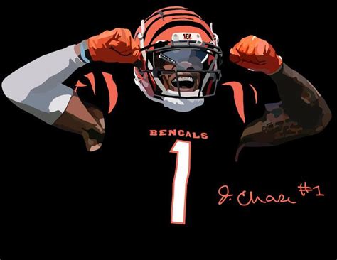 Ja'Marr Chase background/design | Cincinnati bengals football, Bengals ...